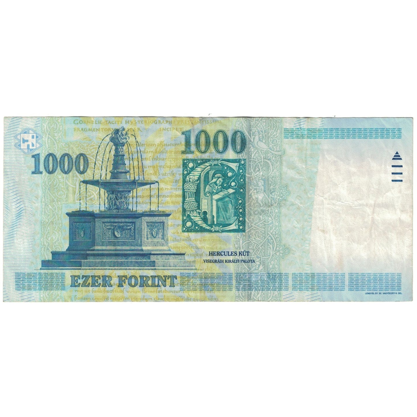 bankovka, 
  
  Maďarsko, 
  
  1000 forintov