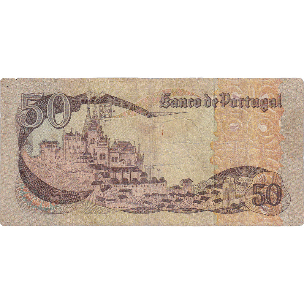 bankovka, 
  
  Portugalsko, 
  
  50 Escudos