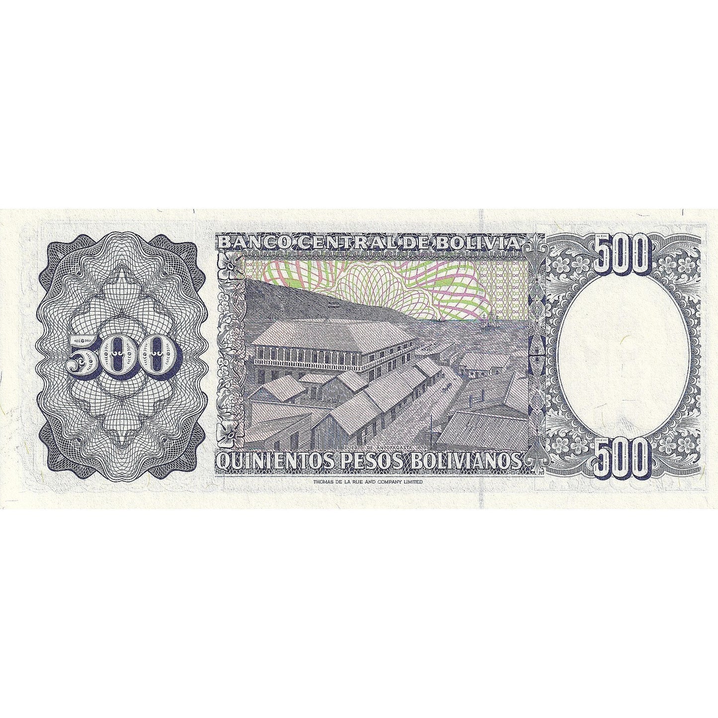 Bolívia, 
  
  500 pesos bolivianos, 
  
  1981-06-01