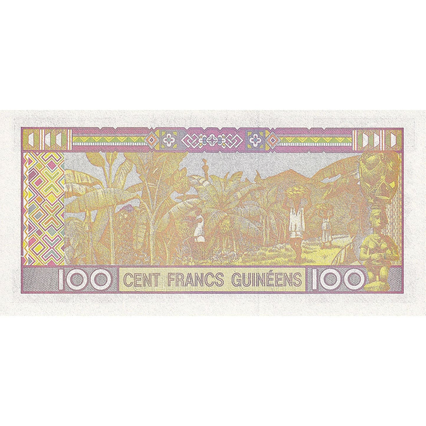 Guinea, 
  
  100 frankov, 
  
  2012