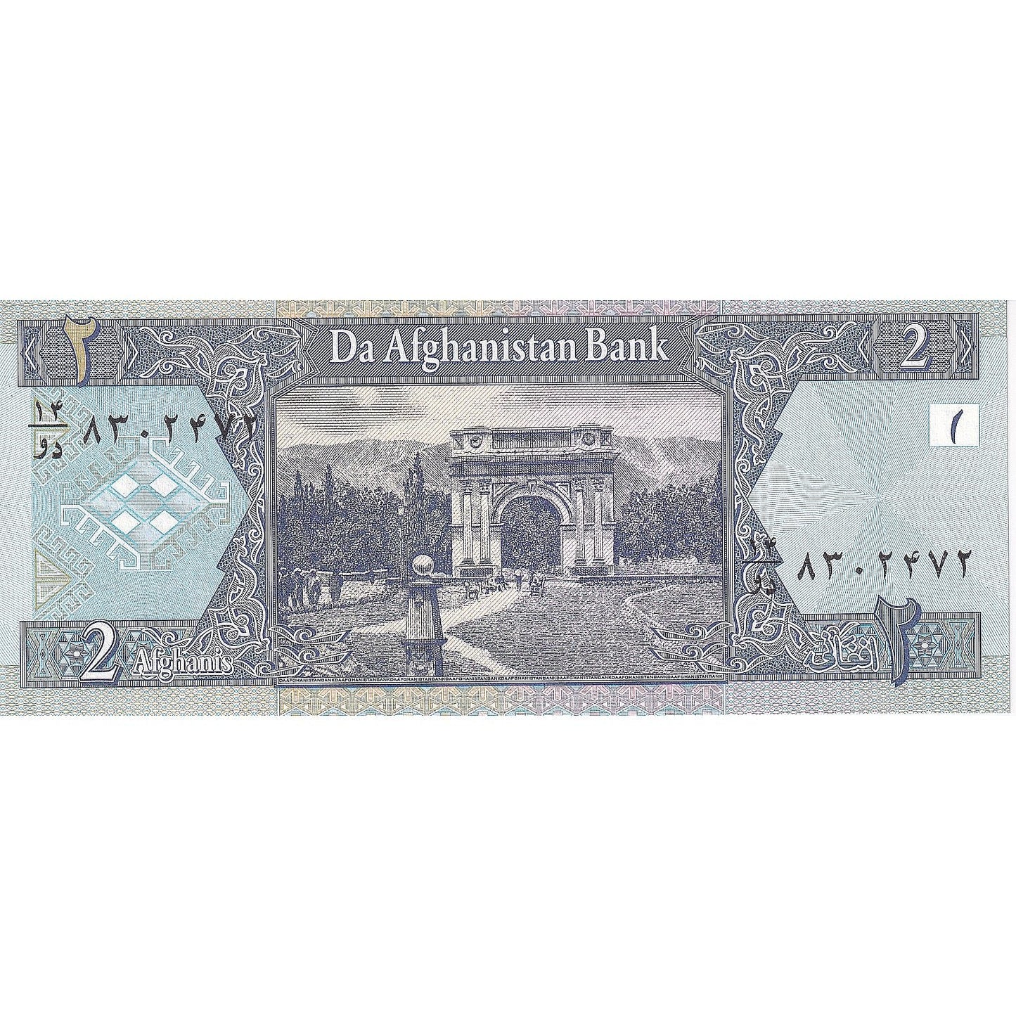 Afganistan, 
  
  2 Afganci, 
  
  2002