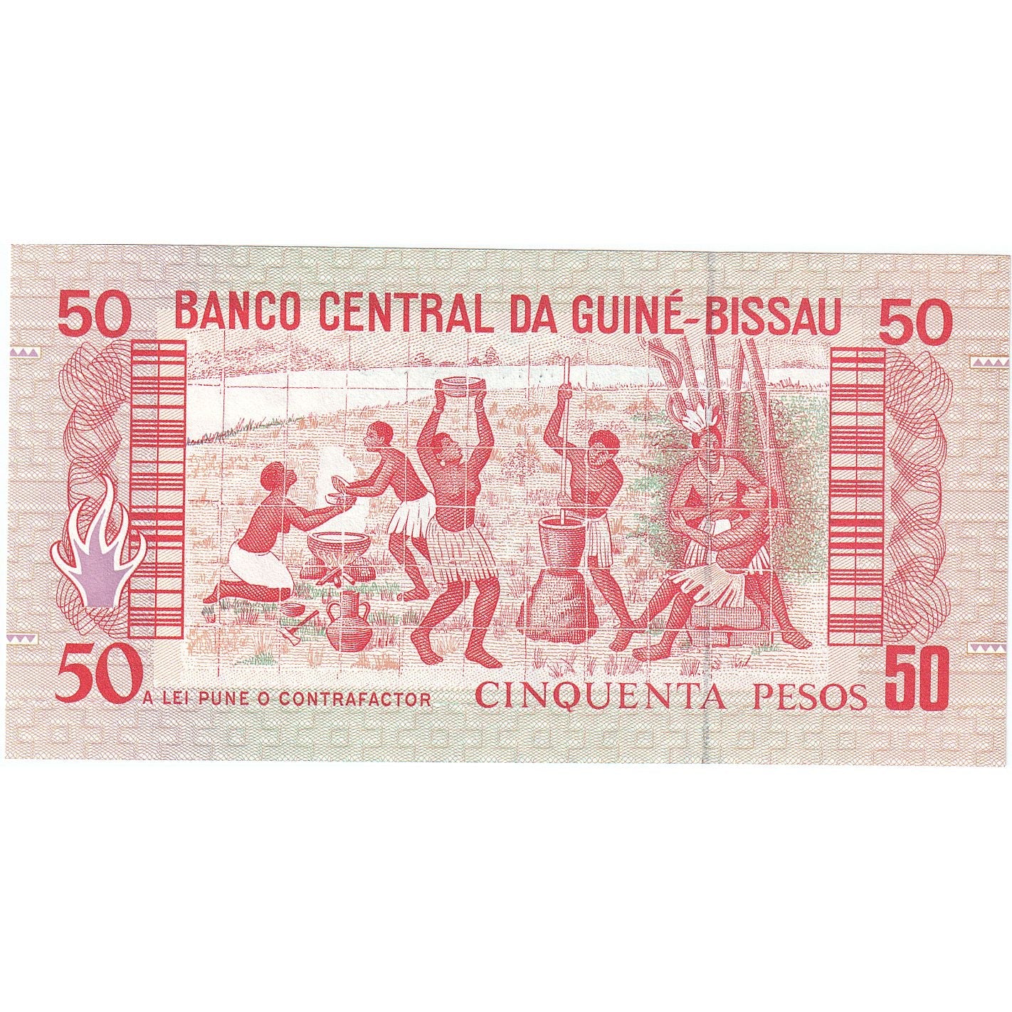 Guinea-Bissau, 
  
  50 pesos, 
  
  1990-03-01