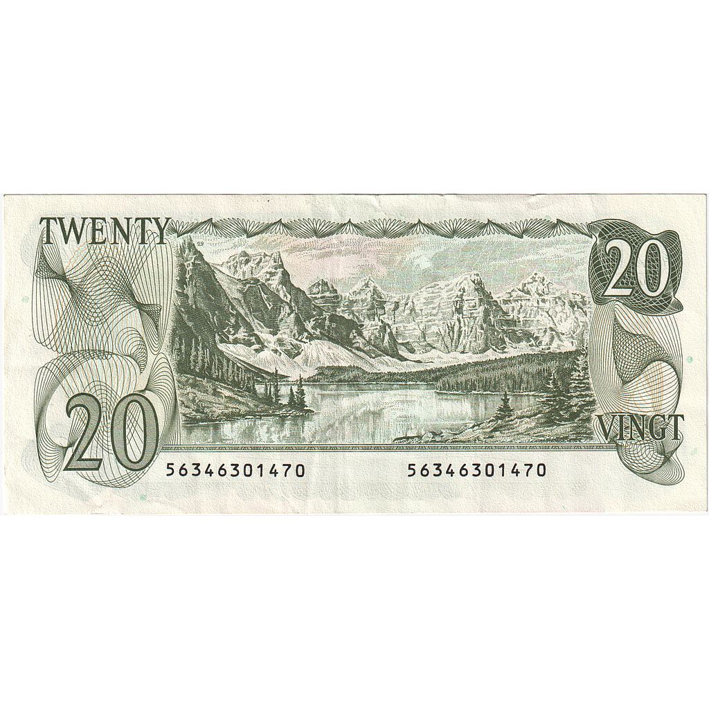 Kanada, 
  
  20 dolárov, 
  
  1979