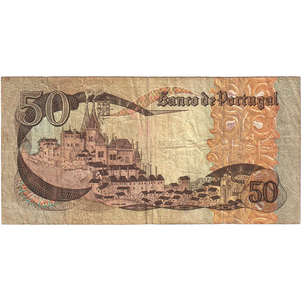 Portugalsko, 
  
  50 Escudos, 
  
  1980