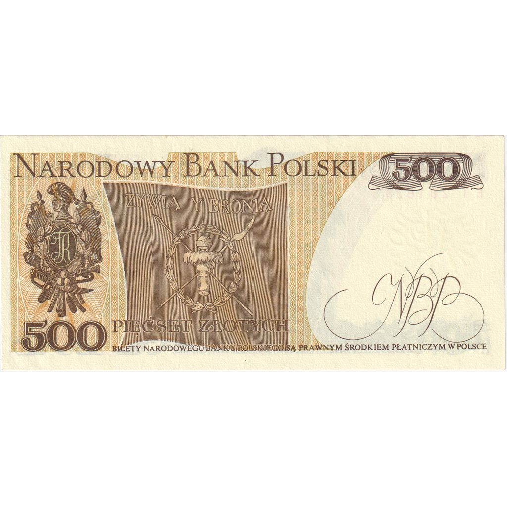 Poľsko, 
  
  500 zlotých, 
  
  1982-06-01