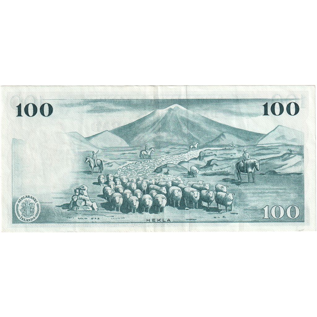 Island, 
  
  100 korún, 
  
  1961-03-29