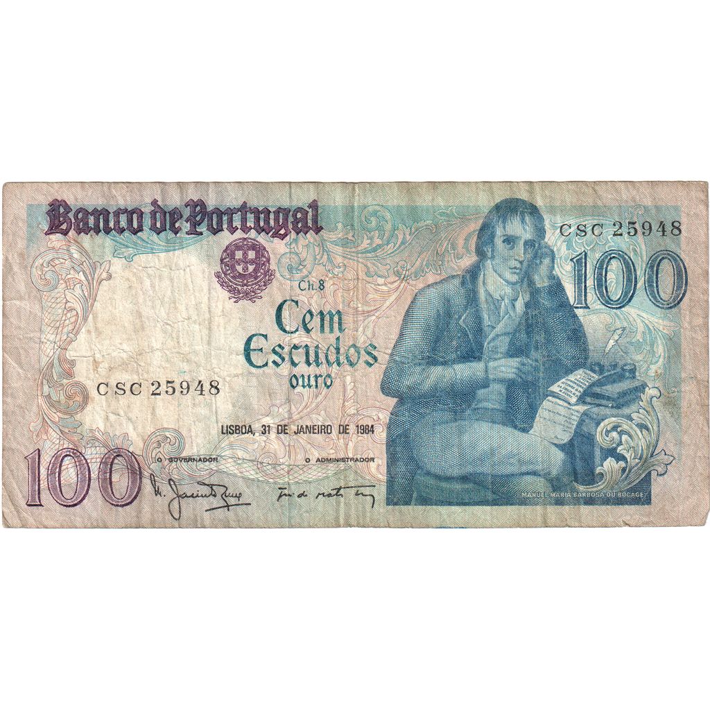 Portugalsko, 
  
  100 Escudos, 
  
  1984-01-31