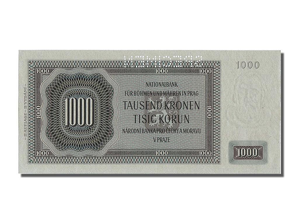 bankovka, 
  
  Československo, 
  
  1000 korún