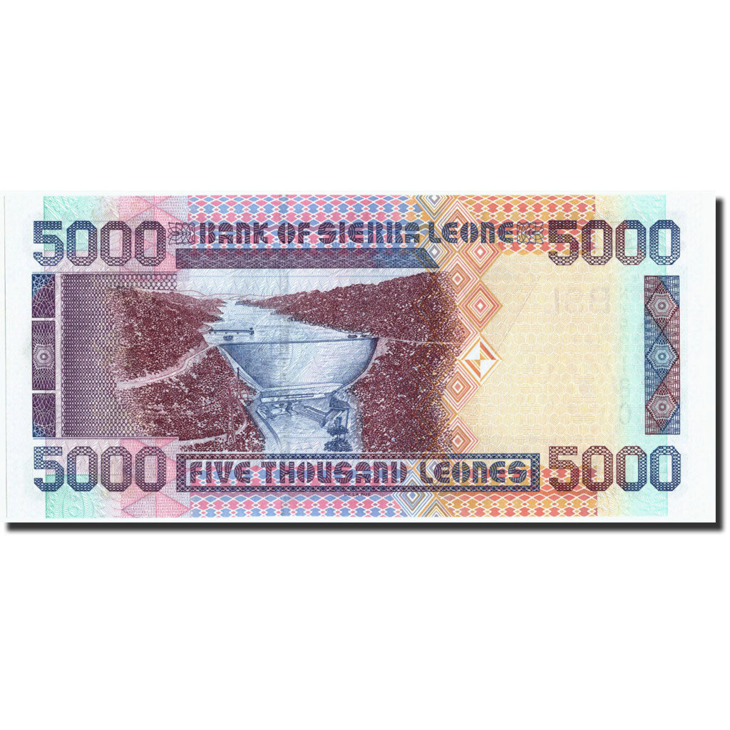 bankovka, 
  
  Sierra Leone, 
  
  5000 Leonov