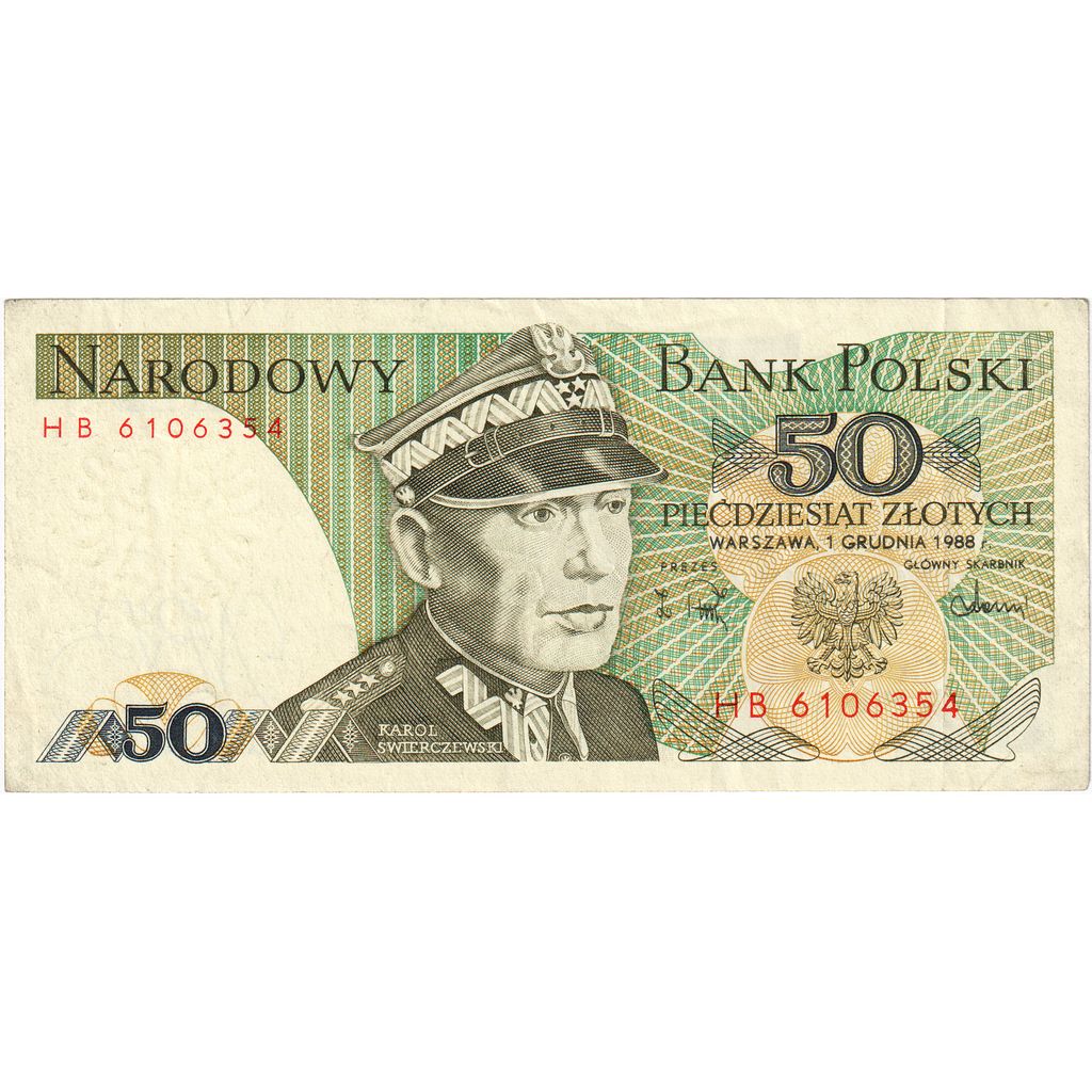 Poľsko, 
  
  50 zlotých, 
  
  1998