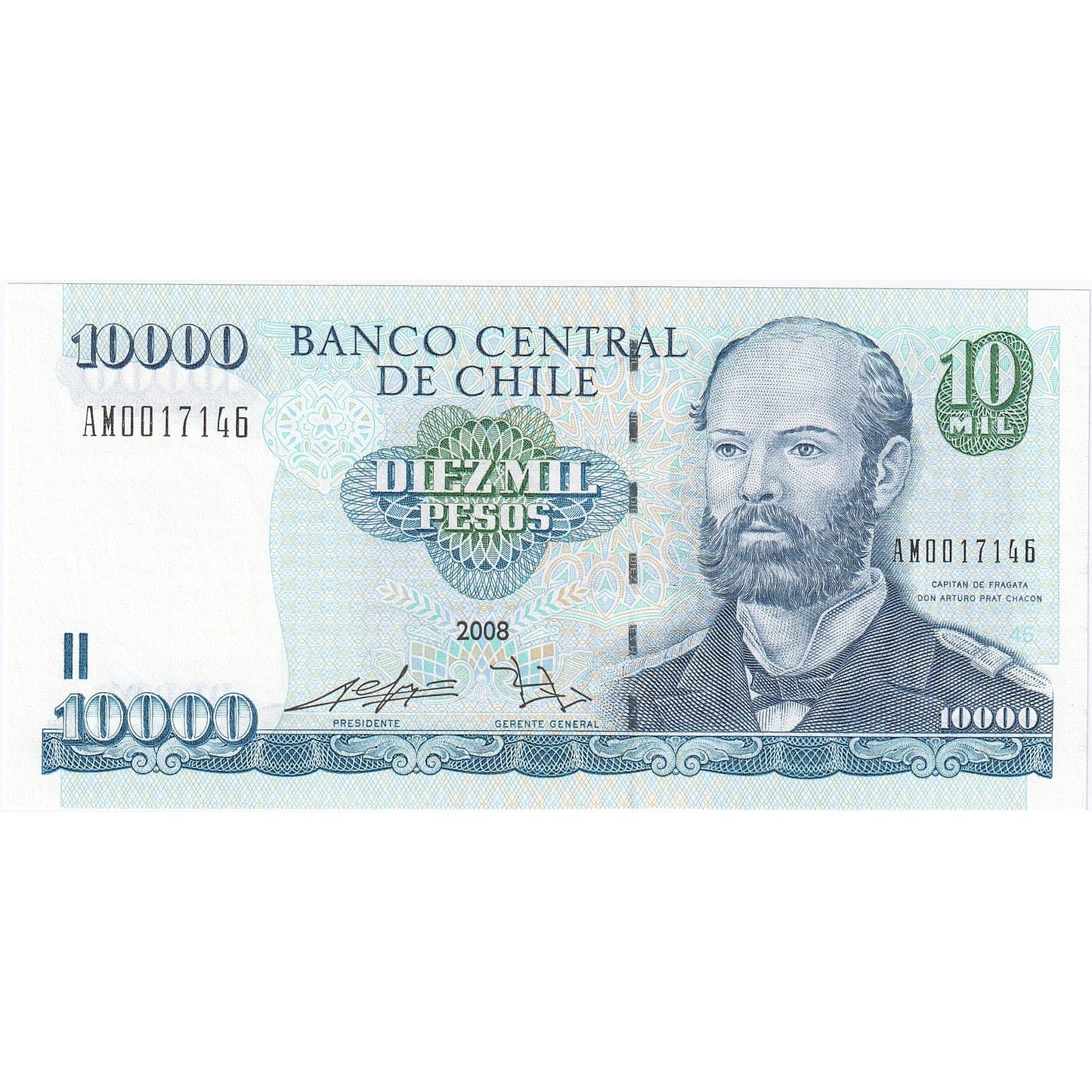 Čile, 
  
  10, 
  
  000 pesos