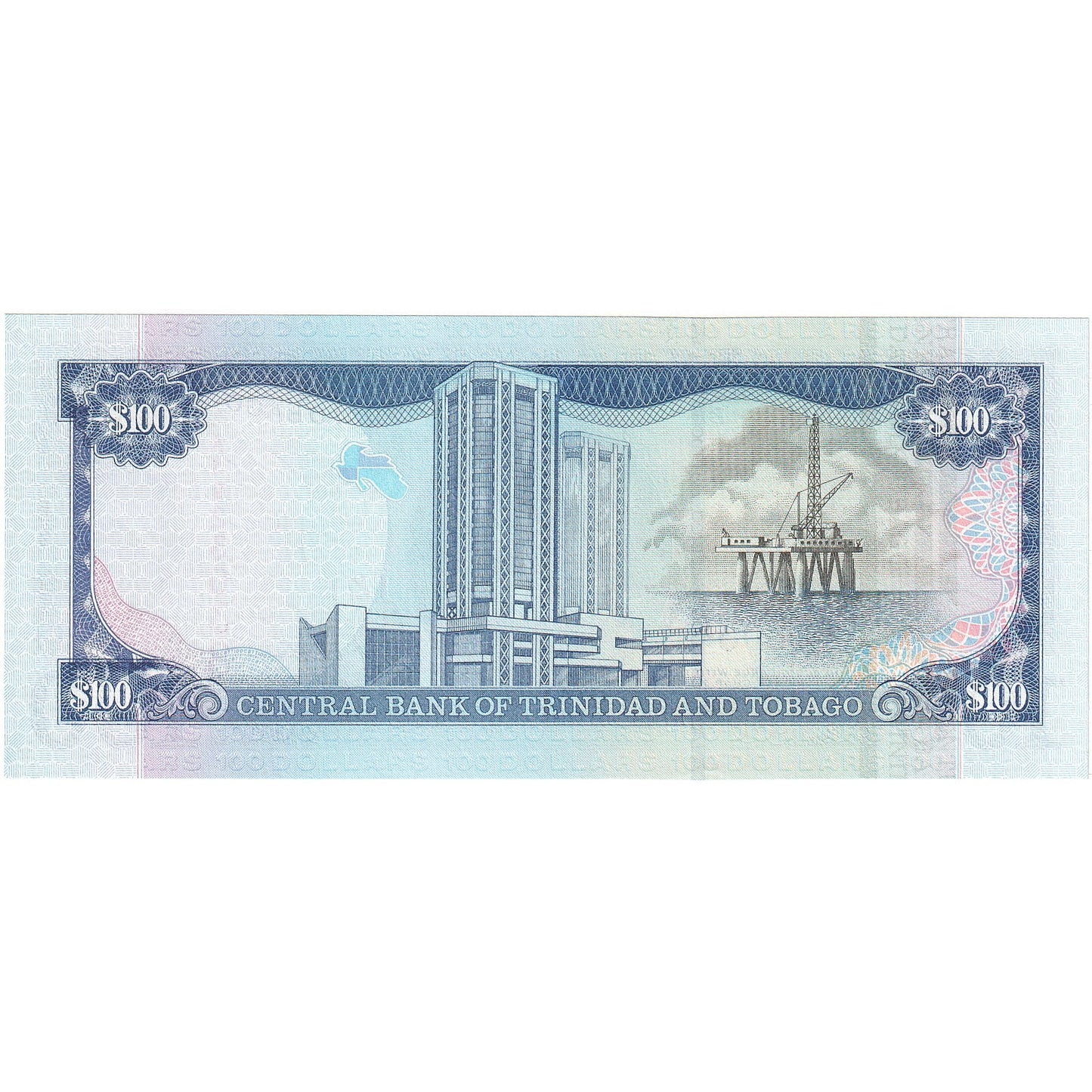 Trinidad a Tobago, 
  
  100 dolárov, 
  
  2002