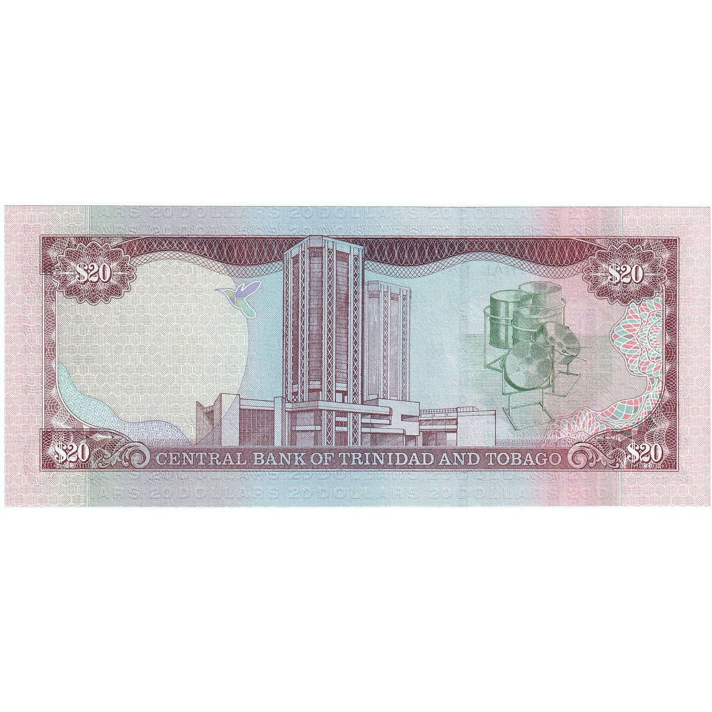 Trinidad a Tobago, 
  
  20 dolárov, 
  
  2002