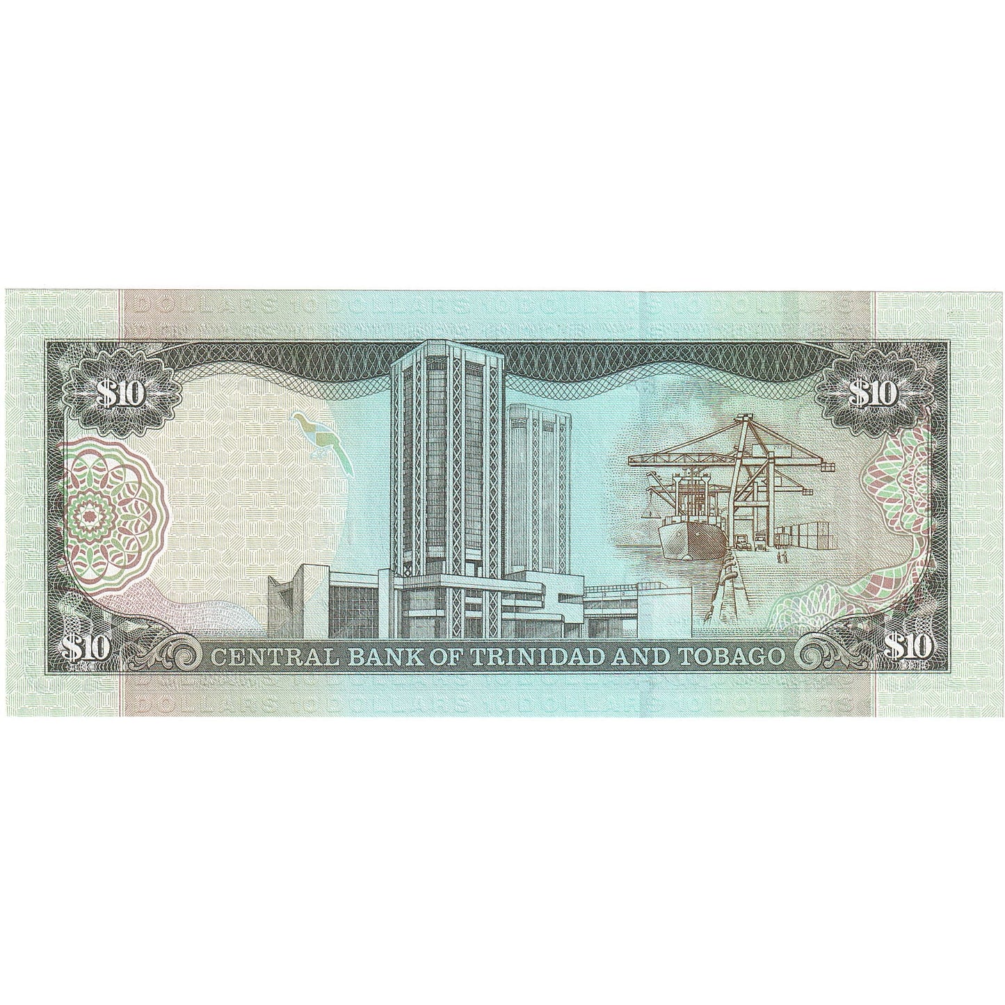 Trinidad a Tobago, 
  
  10 dolárov, 
  
  2002