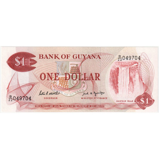 Guyana, 
  
  1 dolár, 
  
  Nedatované (1992)