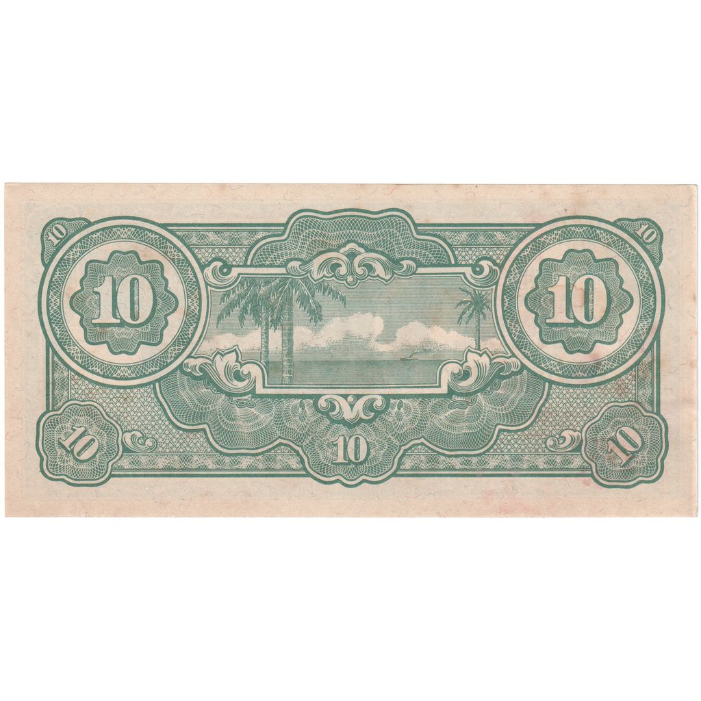 MALAJA, 
  
  10 dolárov, 
  
  1942