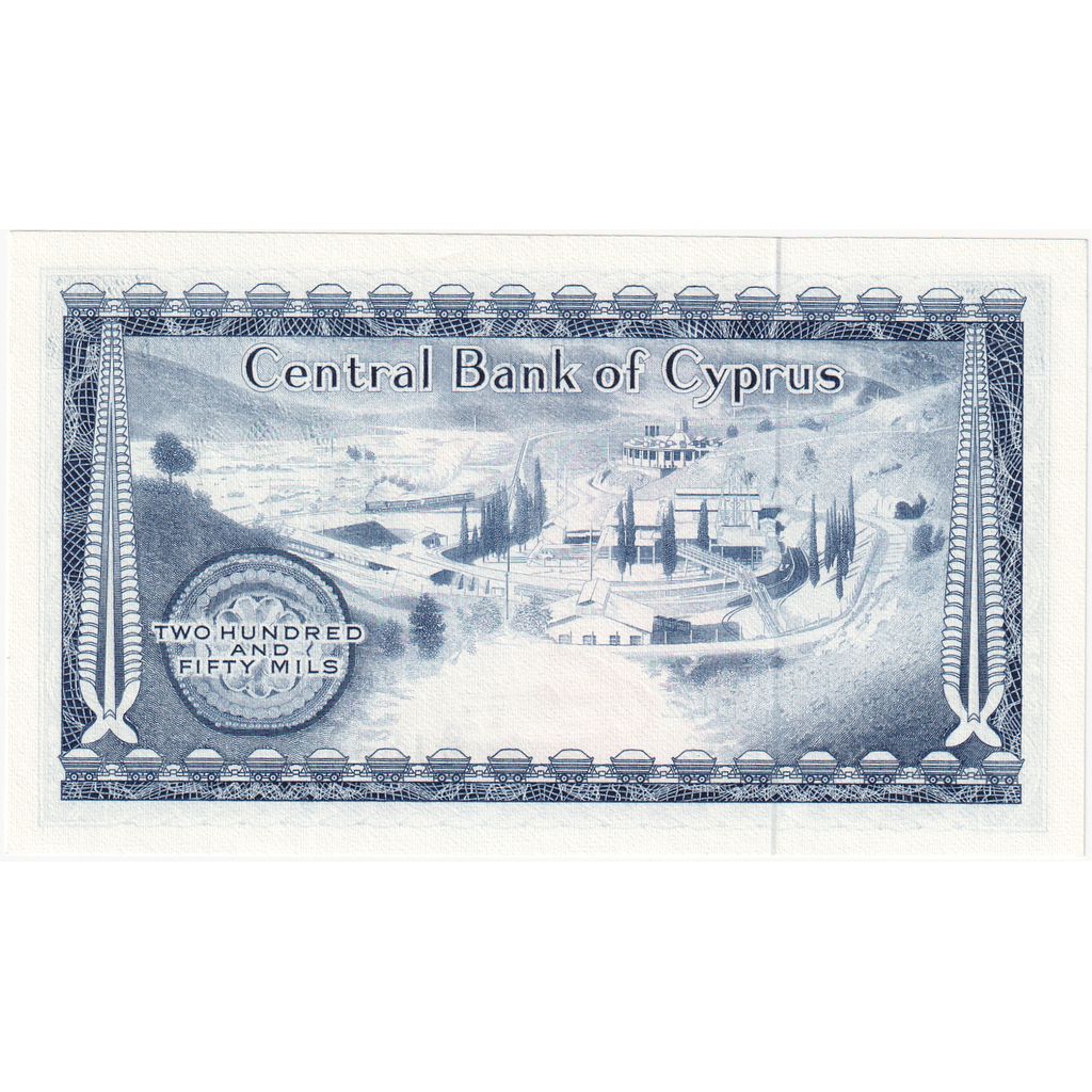 Cyprus, 
  
  250 miliónov, 
  
  1980