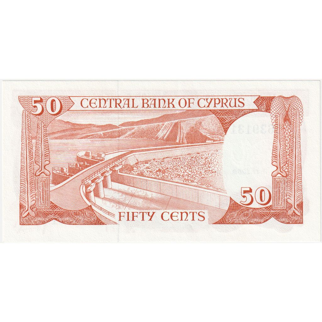 Cyprus, 
  
  50 centov, 
  
  1989-11-01