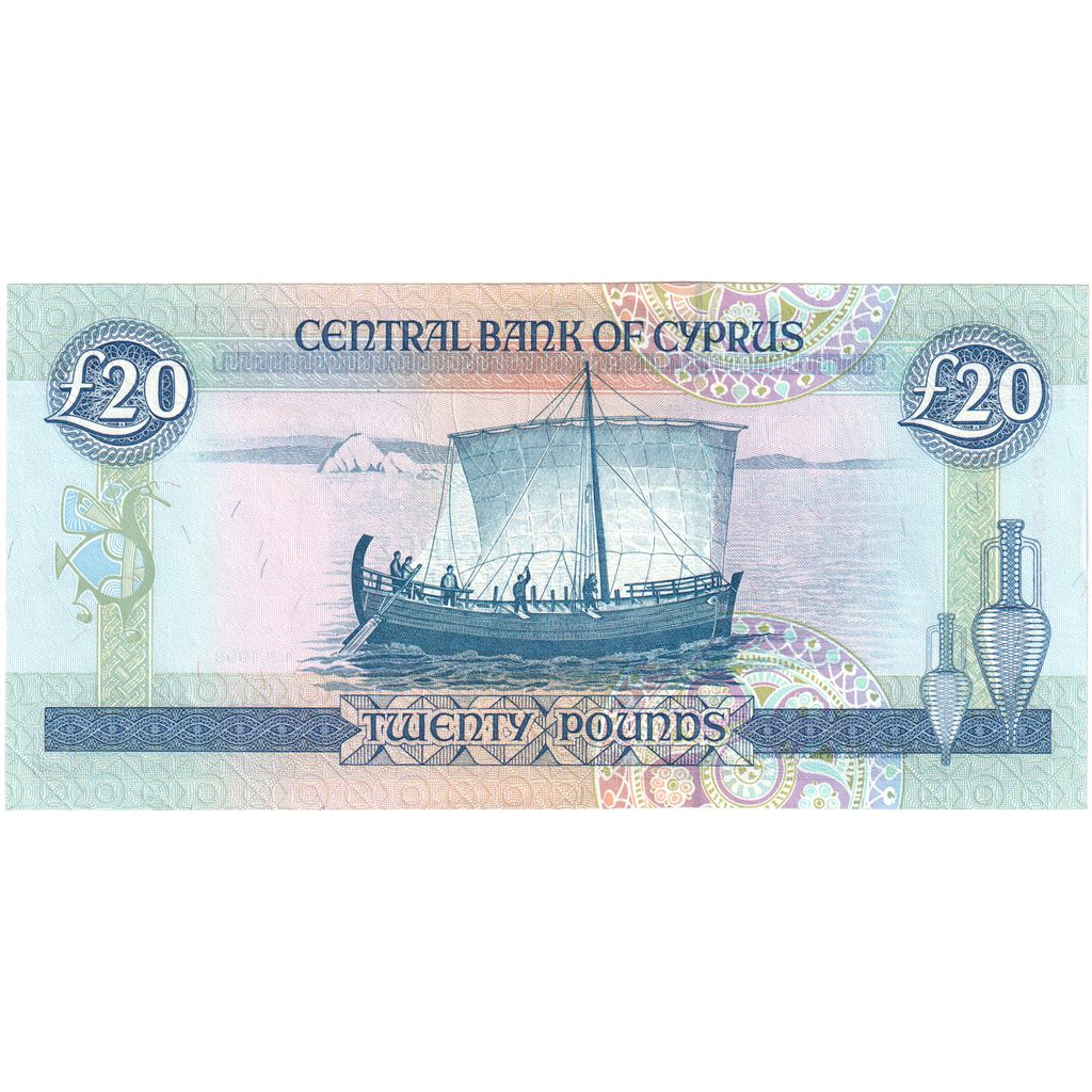 Cyprus, 
  
  20 libier, 
  
  1993