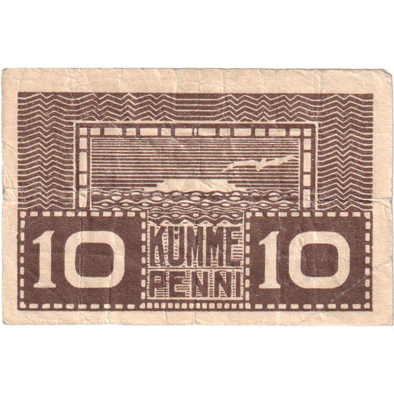 Estónsko, 
  
  10 centov, 
  
  1919