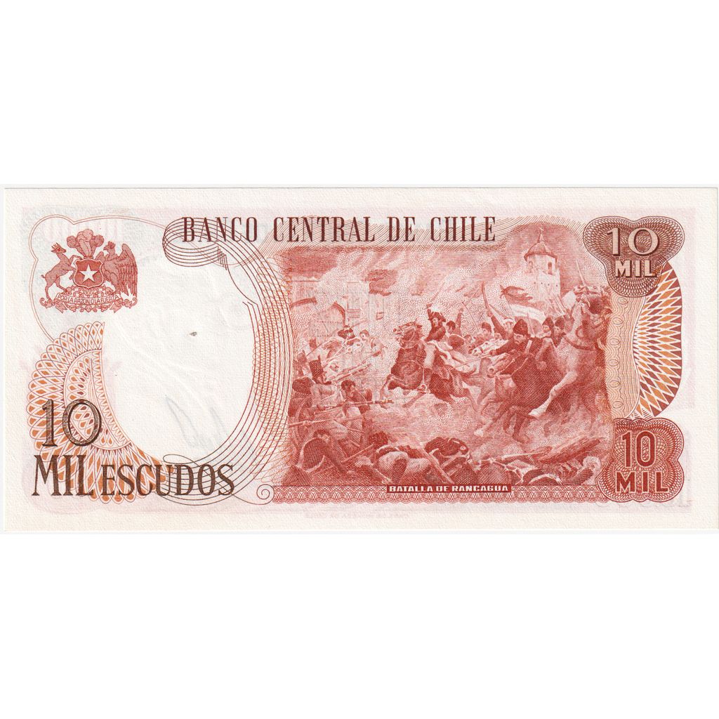 Čile, 
  
  10, 
  
  000 Escudos