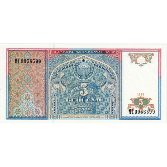 Uzbekistan, 
  
  5 súčet, 
  
  1994