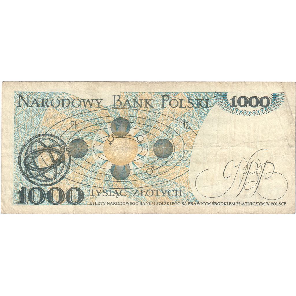 Poľsko, 
  
  1000 zlotých, 
  
  12.12.1982