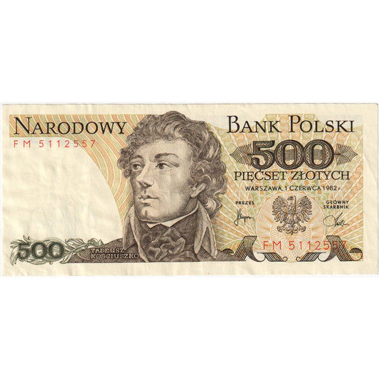 bankovka, 
  
  Poľsko, 
  
  500 zlotých