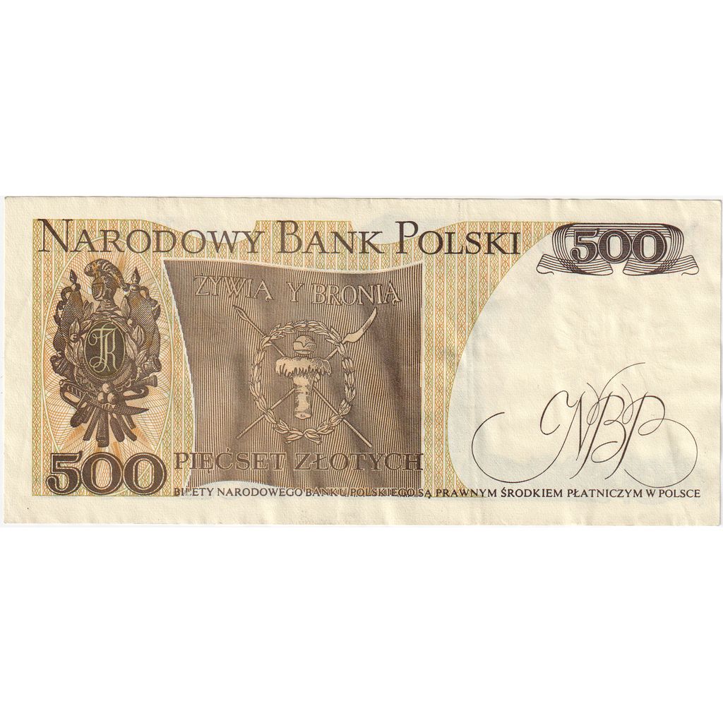 bankovka, 
  
  Poľsko, 
  
  500 zlotých