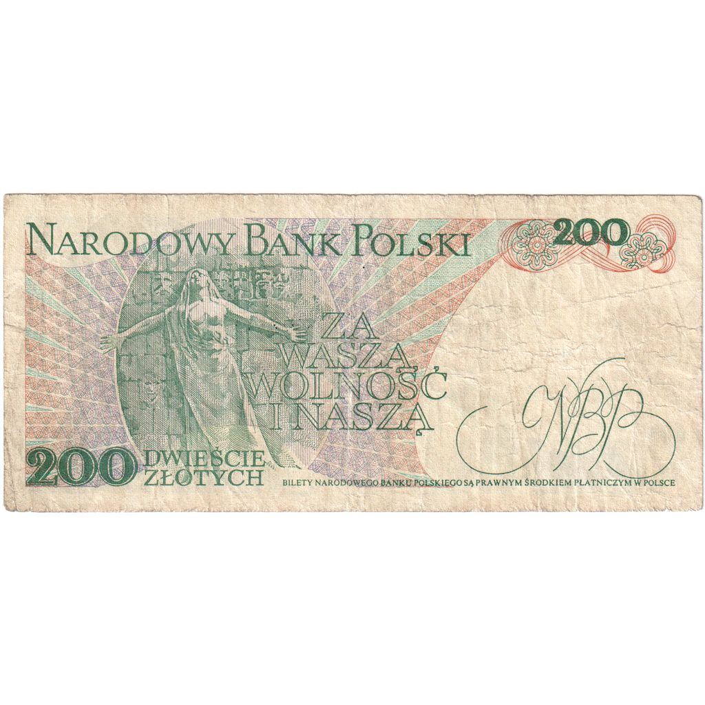 Poľsko, 
  
  200 zlotých, 
  
  1982-06-01