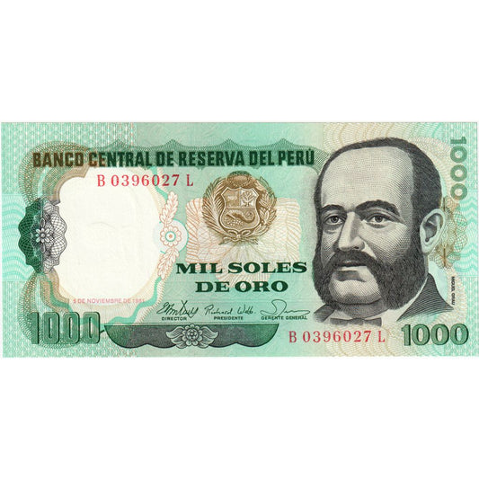 peru, 
  
  1000 Soles De Oro, 
  
  1981