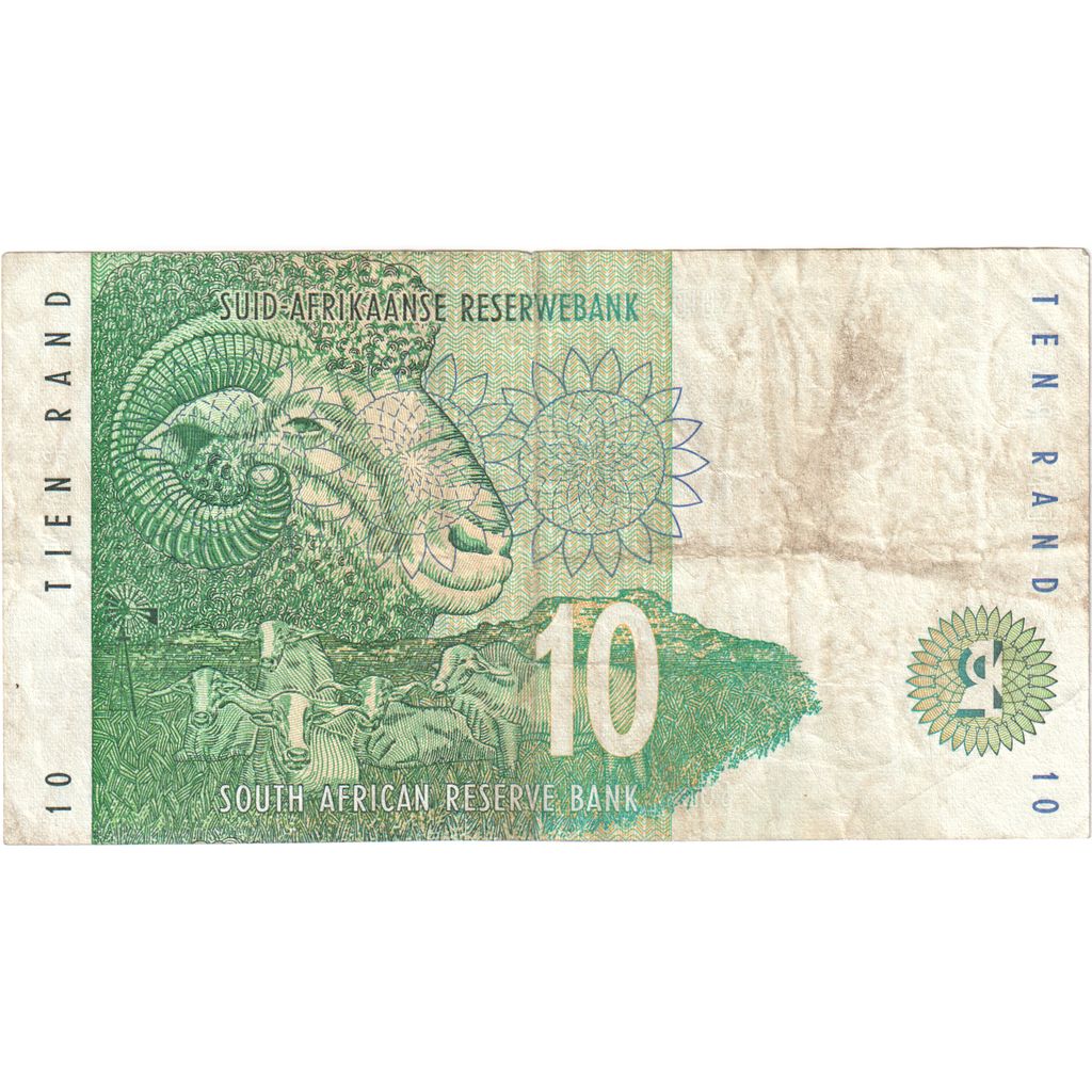 Južná Afrika, 
  
  10 randov, 
  
  VF(30-35)