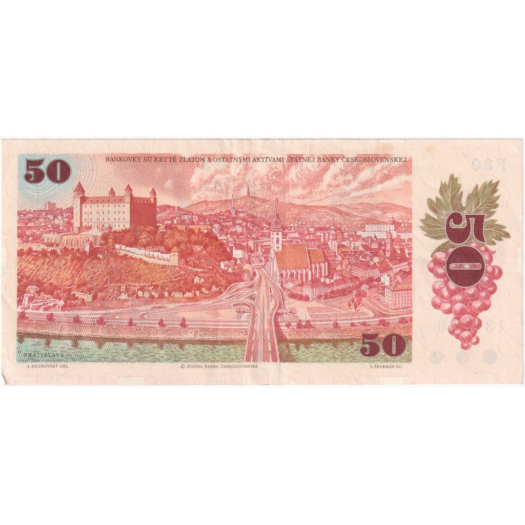 Československo, 
  
  50 korún, 
  
  AU(55-58)