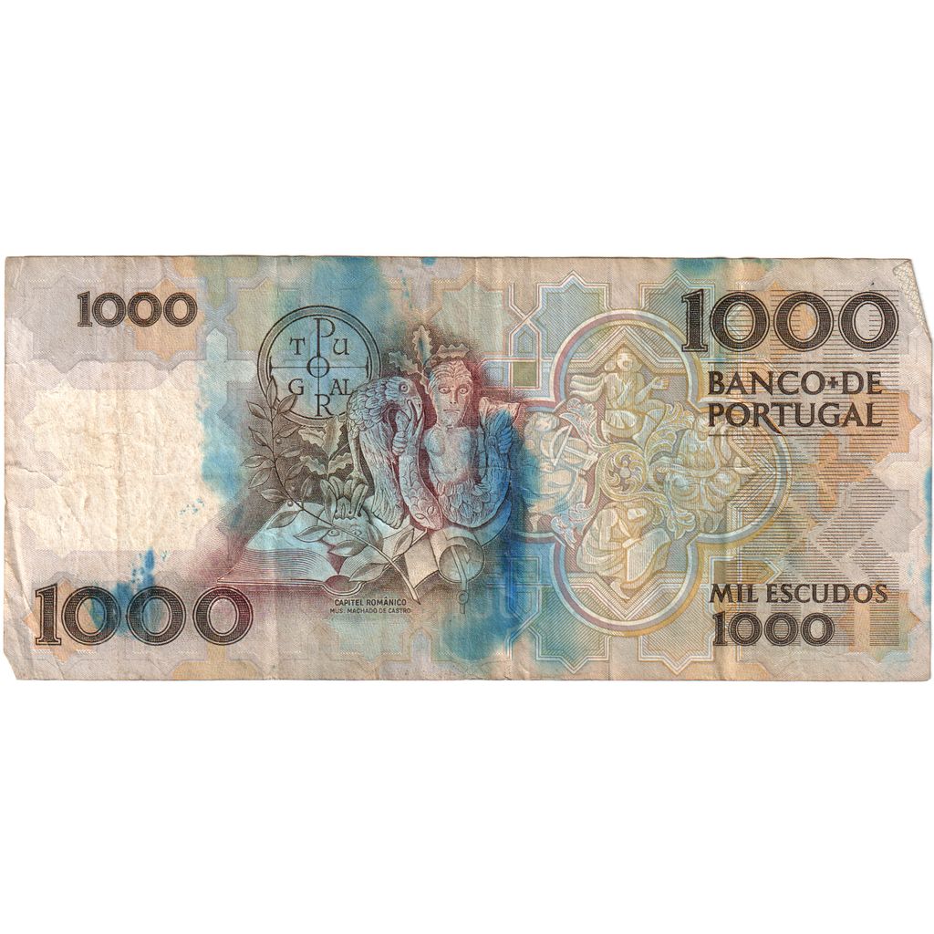 Portugalsko, 
  
  1000 Escudos, 
  
  1988-12-22