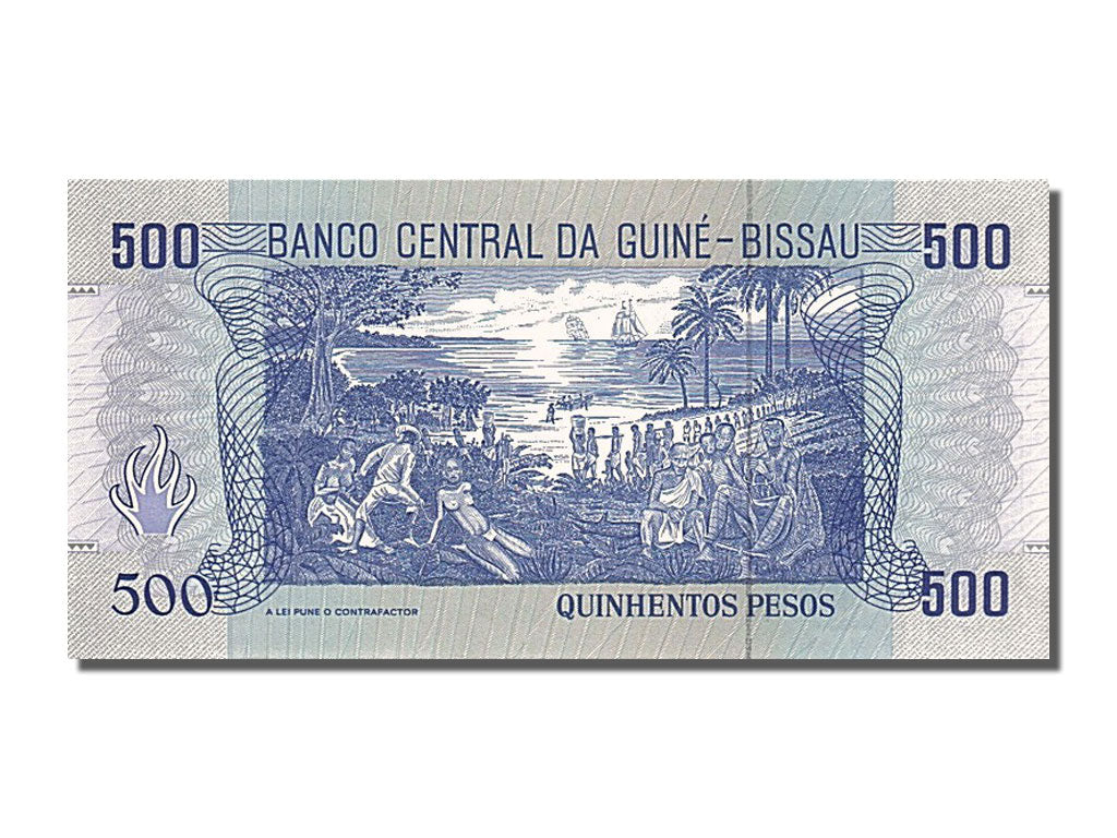 bankovka, 
  
  Guinea-Bissau, 
  
  500 pesos