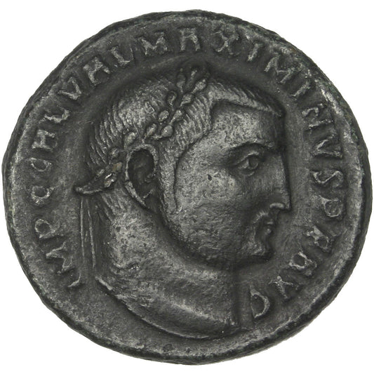 minca, 
  
  Maximinus II, 
  
  Follis