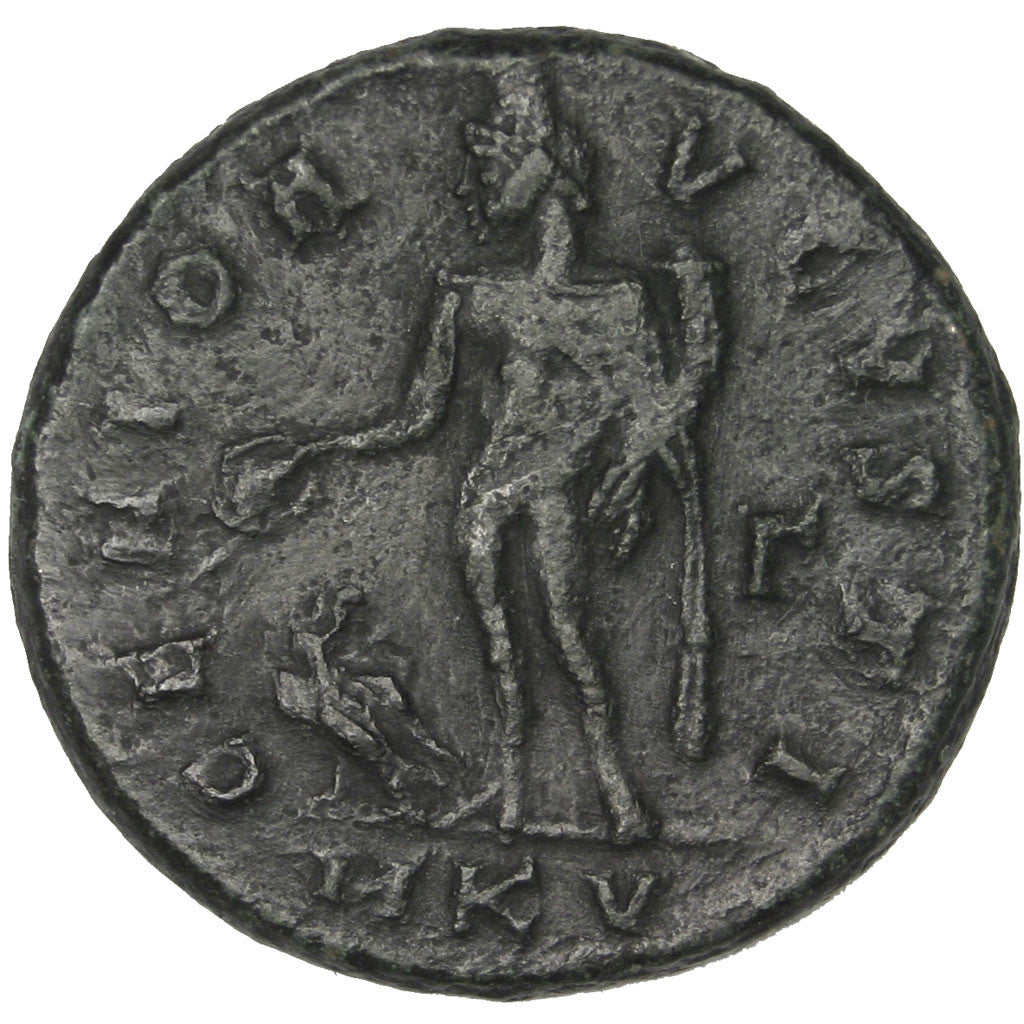 minca, 
  
  Maximinus II, 
  
  Follis