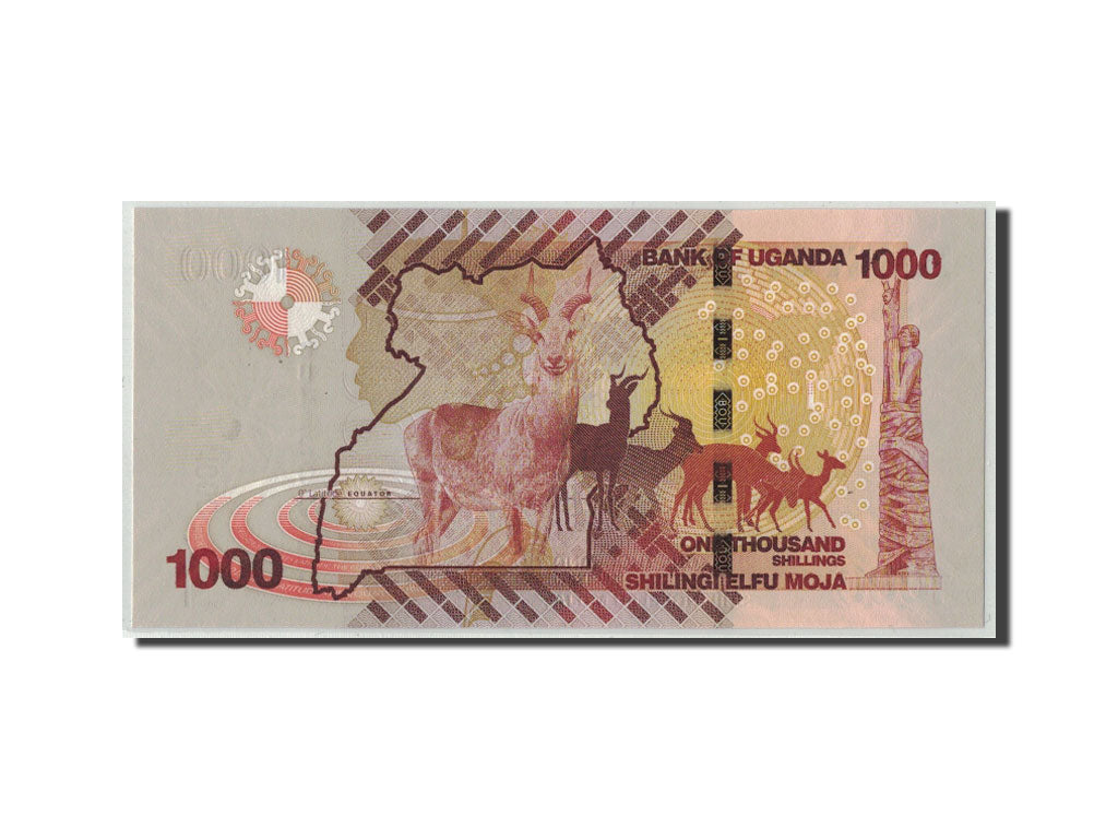 bankovka, 
  
  Uganda, 
  
  1000 šilingov