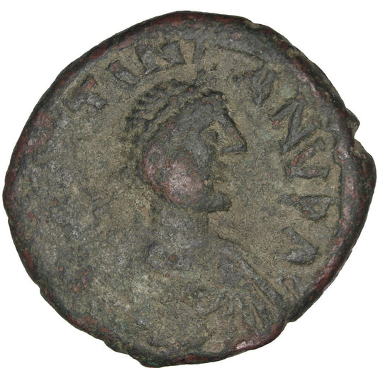 minca, 
  
  Justinian I, 
  
  Follis