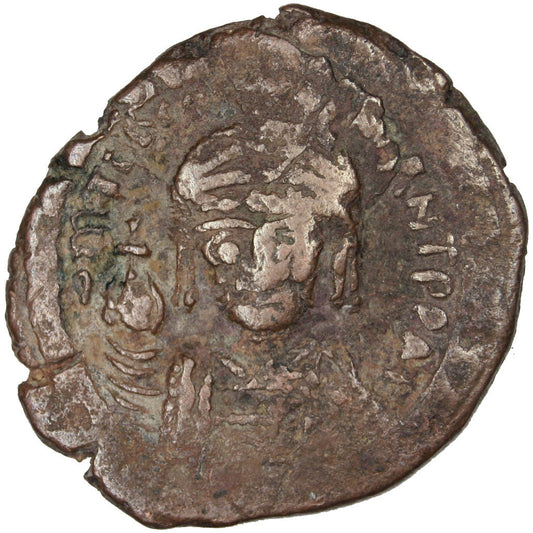 minca, 
  
  Konštantín Tiberius II., 
  
  Polovičný Follis