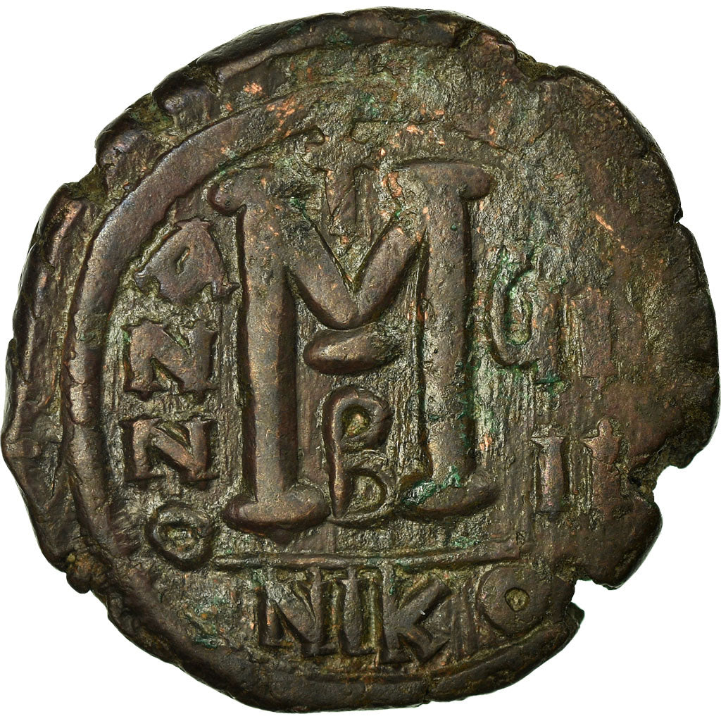 minca, 
  
  Justin II, 
  
  Follis