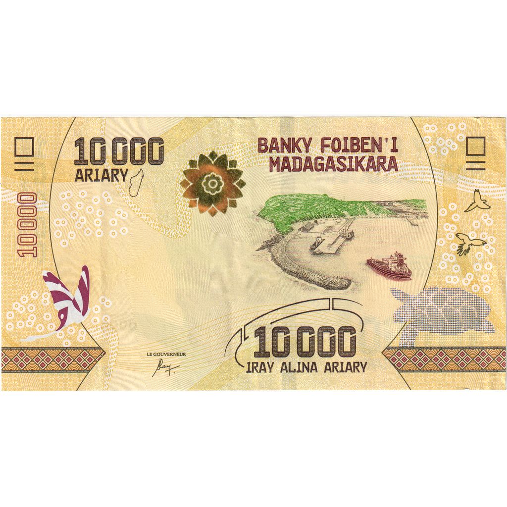 Madagaskar, 
  
  10, 
  
  000 Ariary