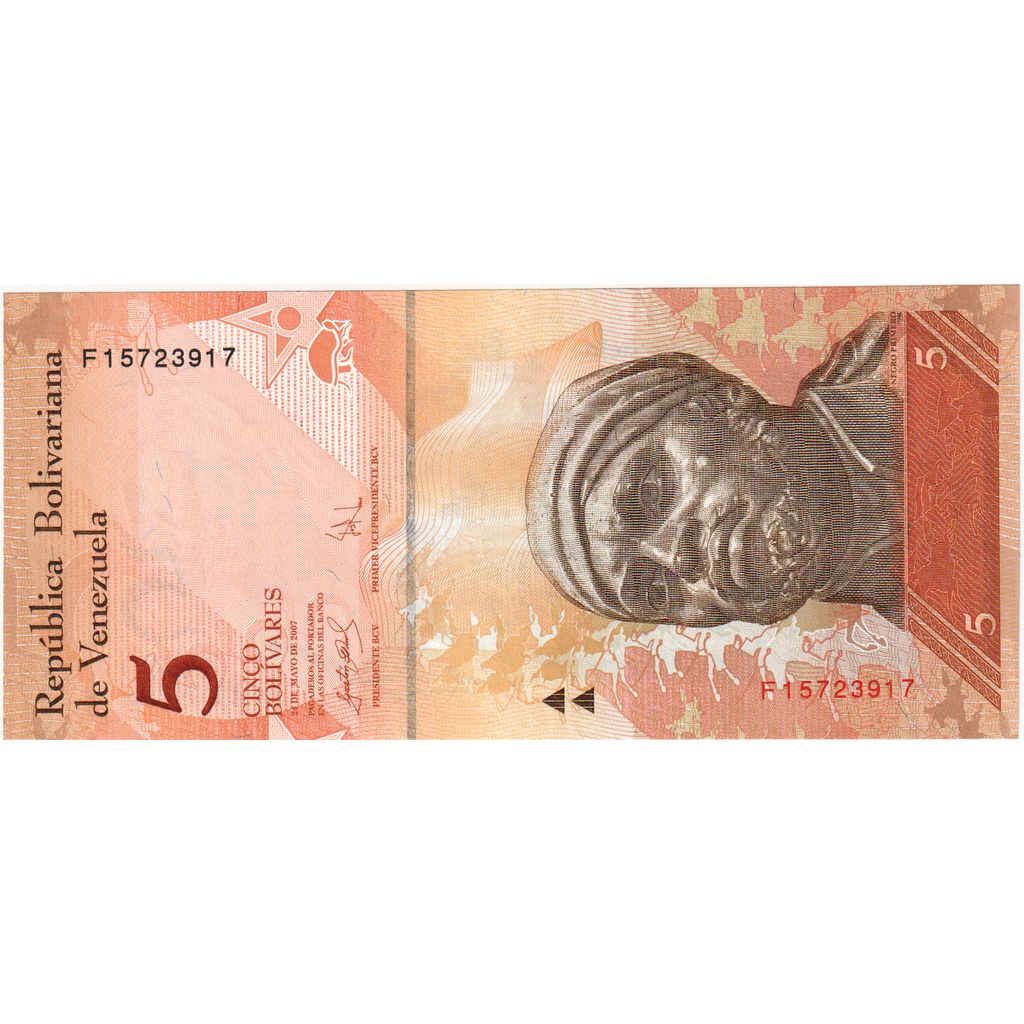 Venezuela, 
  
  5 Bolivarov, 
  
  2007-05-24