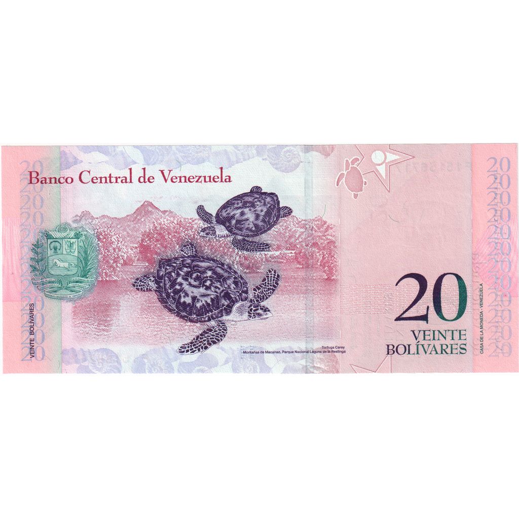 Venezuela, 
  
  20 Bolivarov, 
  
  2007-05-24