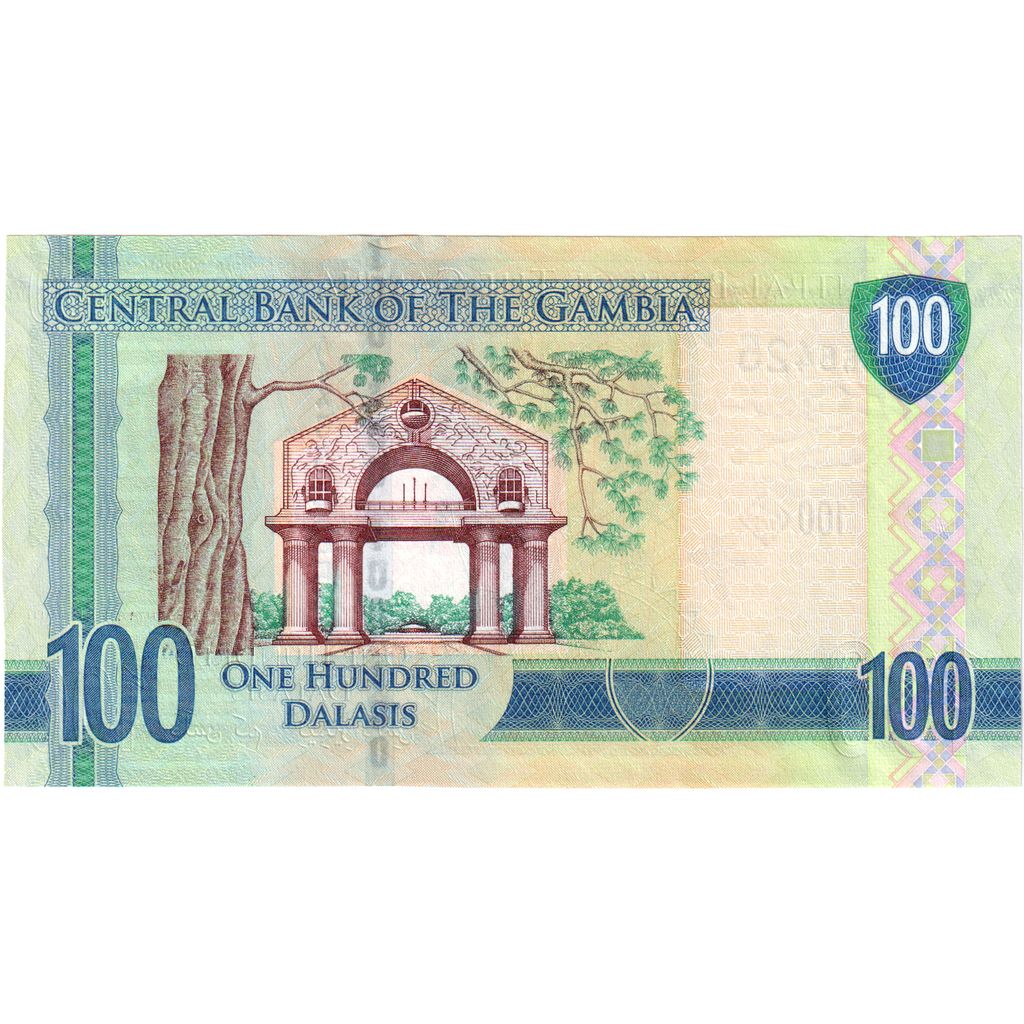 Gambia, 
  
  100 Dalasis, 
  
  2015