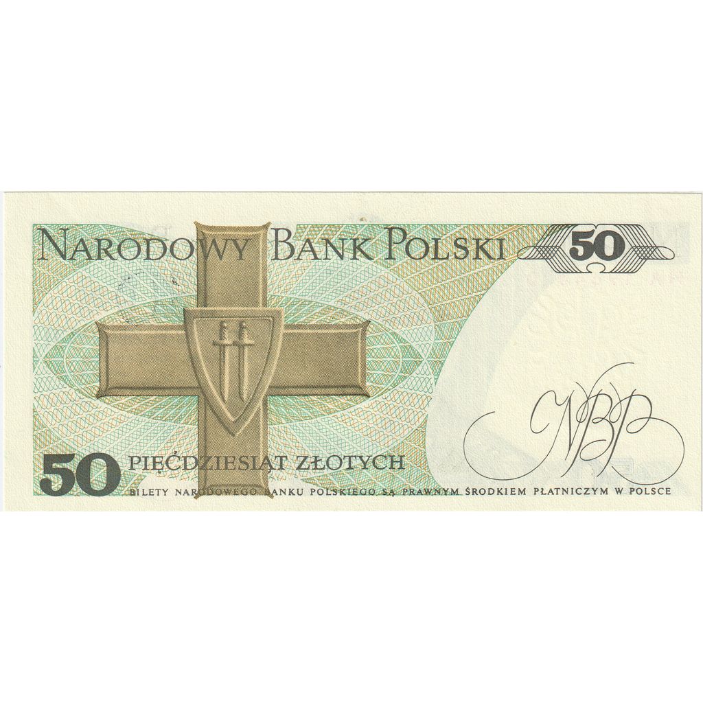 Poľsko, 
  
  50 zlotých, 
  
  12.12.1988