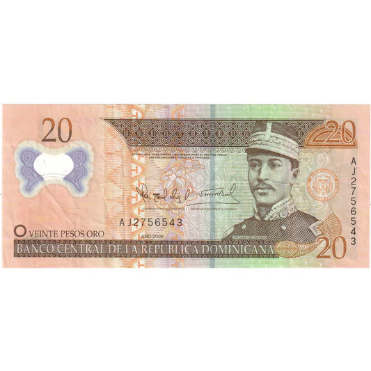 Dominikánska republika, 
  
  20 pesos, 
  
  UNC(65-70)