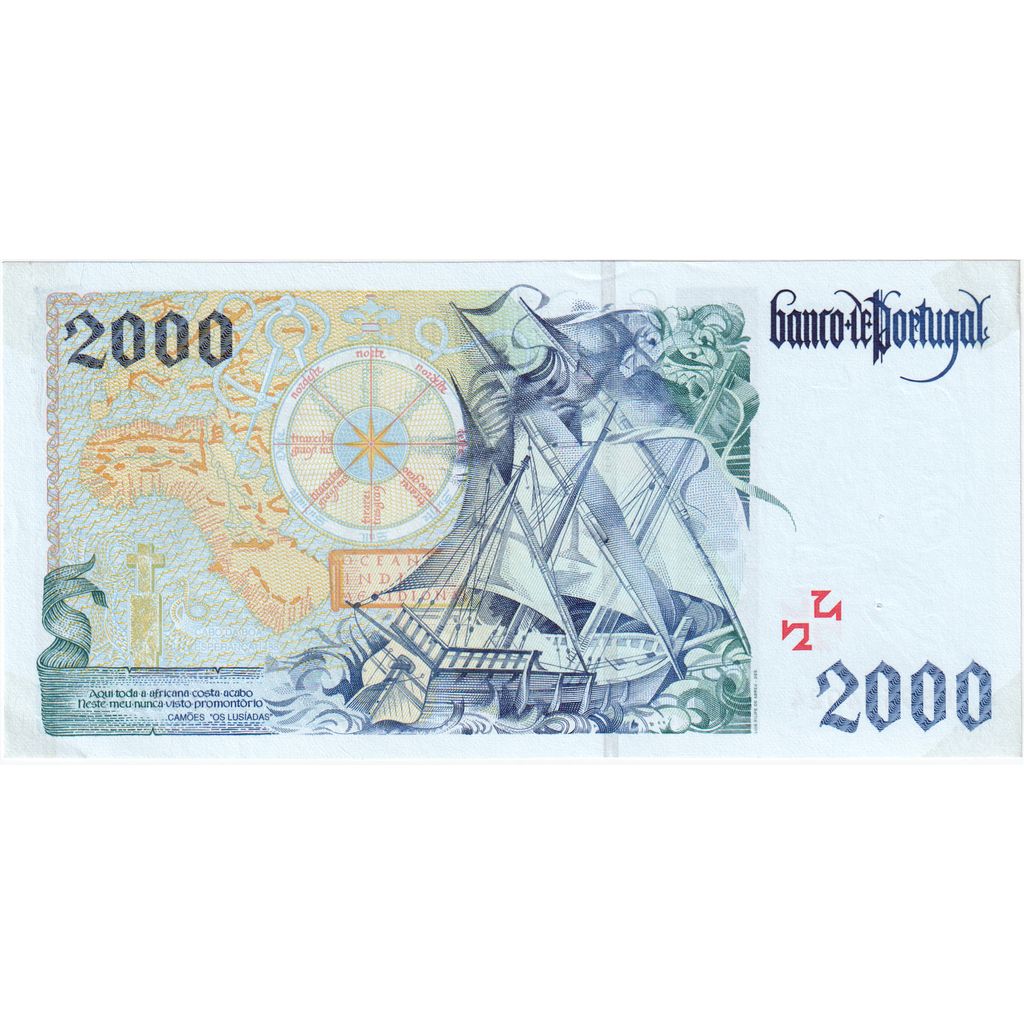 Portugalsko, 
  
  2000 Escudos, 
  
  2000-11-07