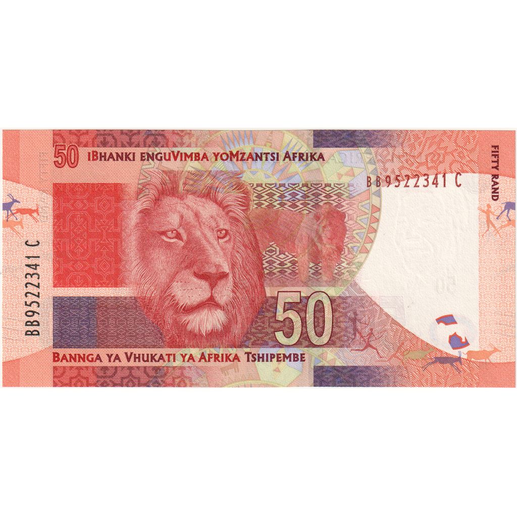 Južná Afrika, 
  
  50 randov, 
  
  UNC(65-70)