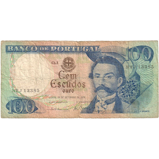 Portugalsko, 
  
  100 Escudos, 
  
  1978-09-20